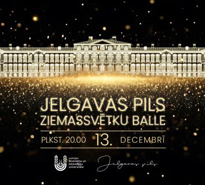 Jelgavas pilī iemirdzēsies skaistā Ziemassvētku balle