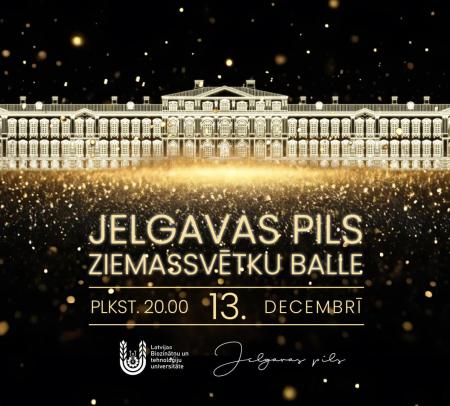 Jelgavas pilī iemirdzēsies skaistā Ziemassvētku balle