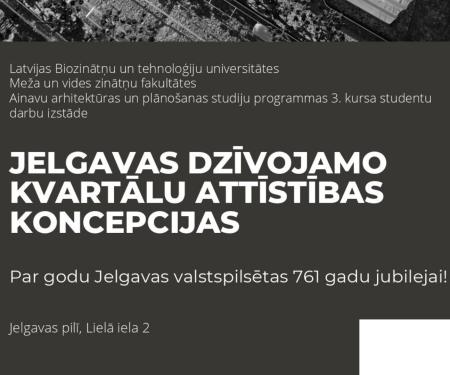 Studenti piedāvā savu redzējumu par Jelgavas dzīvojamo kvartālu attīstību